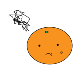 JAPANESE ORANGE STICKER sticker #1764579