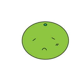 JAPANESE ORANGE STICKER sticker #1764581