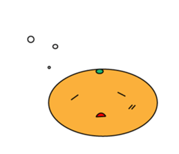 JAPANESE ORANGE STICKER sticker #1764583