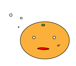 JAPANESE ORANGE STICKER sticker #1764585