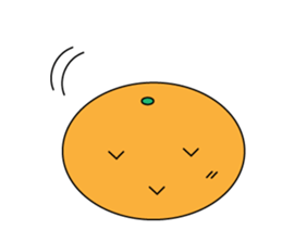 JAPANESE ORANGE STICKER sticker #1764586