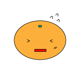 JAPANESE ORANGE STICKER sticker #1764591