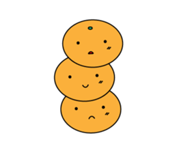 JAPANESE ORANGE STICKER sticker #1764597