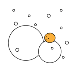 JAPANESE ORANGE STICKER sticker #1764599