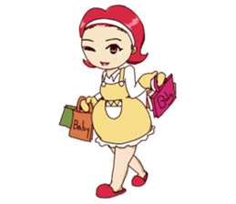 Molly and her baby sticker #1765521