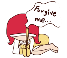 Molly and her baby sticker #1765525