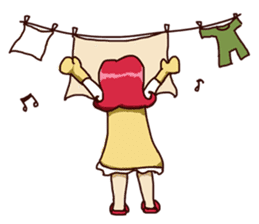 Molly and her baby sticker #1765527