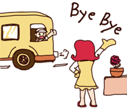 Molly and her baby sticker #1765532