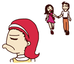 Molly and her baby sticker #1765537