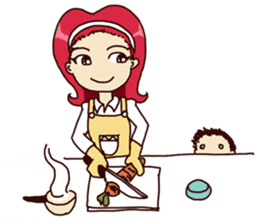 Molly and her baby sticker #1765541