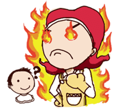 Molly and her baby sticker #1765545