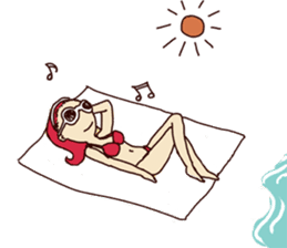 Molly and her baby sticker #1765552