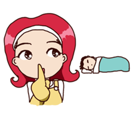 Molly and her baby sticker #1765553