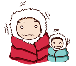 Molly and her baby sticker #1765554