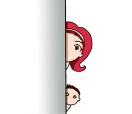 Molly and her baby sticker #1765559