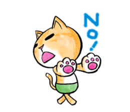 pants cats sticker #1765766