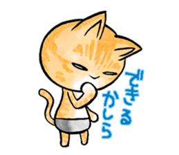 pants cats sticker #1765799