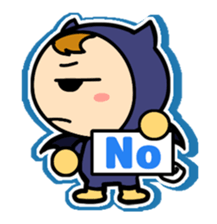 Cute Devil Boy(nonspeaking) sticker #1765882