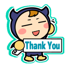 Cute Devil Boy(nonspeaking) sticker #1765883
