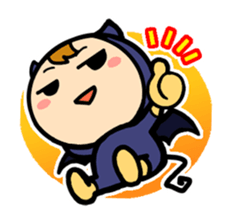 Cute Devil Boy(nonspeaking) sticker #1765884
