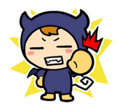 Cute Devil Boy(nonspeaking) sticker #1765885