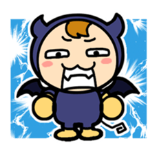 Cute Devil Boy(nonspeaking) sticker #1765893