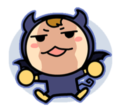 Cute Devil Boy(nonspeaking) sticker #1765899
