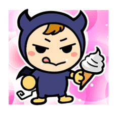 Cute Devil Boy(nonspeaking) sticker #1765906