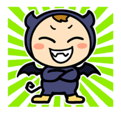 Cute Devil Boy(nonspeaking) sticker #1765913