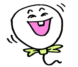 balloon taro sticker #1766420