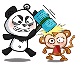 Banda & Monkey - The best friend ever sticker #1767250