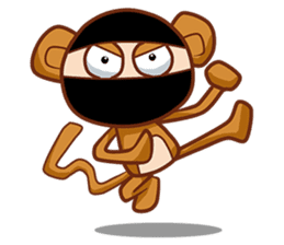 Banda & Monkey - The best friend ever sticker #1767273