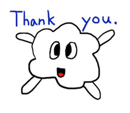 The clouds. sticker #1767441