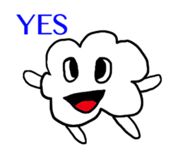 The clouds. sticker #1767442