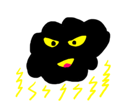 The clouds. sticker #1767464