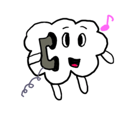 The clouds. sticker #1767475