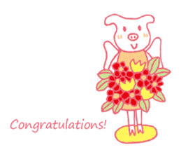 piggy of angel sticker #1767610