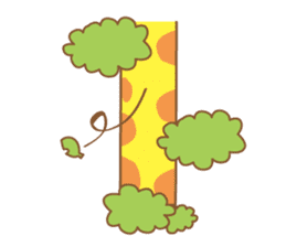 Have a long neck giraffe Sticker sticker #1768632