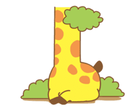 Have a long neck giraffe Sticker sticker #1768653