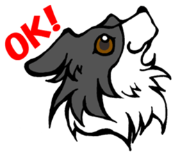 Border Collie Mikan sticker #1768787