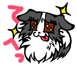 Border Collie Mikan sticker #1768791