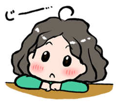 Cute Tipsy Woman 2 sticker #1769982