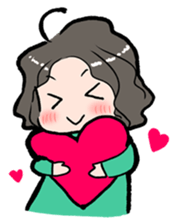 Cute Tipsy Woman 2 sticker #1769984