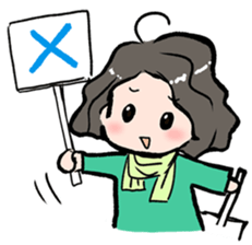 Cute Tipsy Woman 2 sticker #1769992