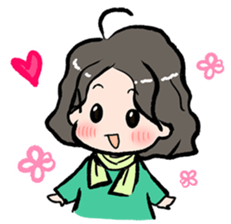 Cute Tipsy Woman 2 sticker #1769993