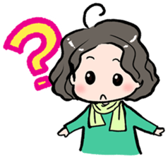 Cute Tipsy Woman 2 sticker #1769995