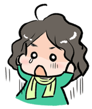 Cute Tipsy Woman 2 sticker #1770002