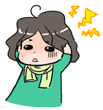 Cute Tipsy Woman 2 sticker #1770013