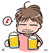 Cute Tipsy Woman 2 sticker #1770014