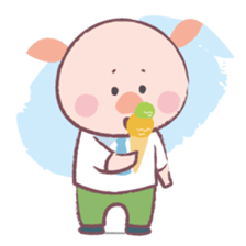 Pig & Mouse sticker #1770582